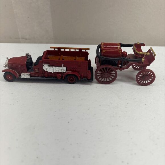 Vintage High Speed Fire Truck Engine and Trailer Year 2000 Made in China - Picture 1 of 10